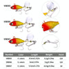 HENGJIA Submerged VIB Fake Lures Sequin Lures, Size: 5.2cm 10g(2)