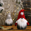 Christmas Ornament Five-Pointed Star Forester Doll Santa Claus Ornament(Grey Hat)