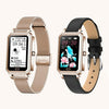 LOANIY HT2 1.28 Inch Heart Rate Detection Pedometer Smart Watch, Color: Gold Steel