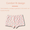 4pcs Cartoon Comfortable Combed Cotton Soft Breathable Girls Underwear, Size: M(DH055)