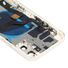 iPhone 12 Back Cover Assembly White - With Side Keys & Wireless Charging