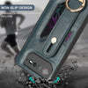 For Asus ROG Phone 6 / ROG6 Wristband Leather Back Phone Case(Blue)
