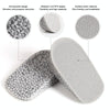3.5cm 1 Pair 039 Men Soft Invisible Sports Shockproof Inner Heightening Insole Shoe-pad(Grey)