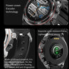 LC19 1.53 inch 2 in 1 Bluetooth Earphone IP67 Waterproof Smart Watch, Support Sleep Monitoring(Black)