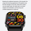 T98 2.04 inch IP68 Waterproof Bluetooth Call Smart Watch, Support Blood Oxygen Monitoring(Blue)