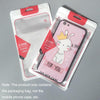 100PCS Phone Case Translucent Yin Yang Self-sealing Packaging Bag(Blue)