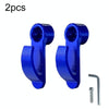 2pcs Motorcycle Modified Helmet Hook Scooter Side Storage Hook(Blue)