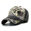 13948 Shark Pattern Washable Baseball Cap Spring and Autumn Sun Hat, Size:One Size(Dark Gray)