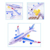 Model Airplane Toys Electric Flash Music Plane Kids Toy DIY Aircraft Gift