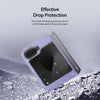 For Samsung Galaxy Z Flip6 5G DUX DUCIS Bril Series PU + TPU Phone Case(Purple)