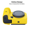 For Canon EOS R7 Soft Silicone Protective Case (Yellow)