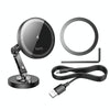 hoco HW26 Jacques Metal Magnetic Wireless Fast Charging Car Center Console Holder(Black)