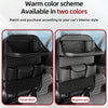 4041 Napa Texture Leather Car Seat Back Storage Bag Folding Dining Table(Black)