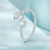 S925 Sterling Silver Anchor Open Adjustable Ring(SCR1044-E)