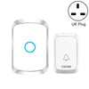 CACAZI A50 Wireless Doorbell Plug-in, No Battery, 150m Range, UK Plug, White