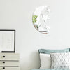 4pcs /Set Acrylic Moon Stars Mirror Wall Sticker Home Decoration Soft Mirror(Silver)