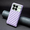 For Xiaomi Redmi K70 / K70 Pro Diamond Lattice Wallet Leather Flip Phone Case(Purple)