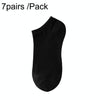 7pairs /Pack Man / Ladies Traveling Portable Single-Use Socks, Size: Short Female(Black)