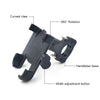 Motorcycle Handlebar Aluminum Alloy Phone Bracket, Suitable for 60-100mm Device(Black)