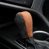 Suede Automatic Manual Gear Lever Cover(Brown)