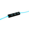 008 In-Ear Ear Hook Wire Control Sport Wireless Bluetooth Earphones with Mic, Support Handfree Call, For iPad, iPhone, Galaxy, Huawei, Xiaomi, LG, HTC and Other Smart Phones(Blue)