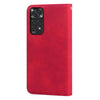 For Xiaomi Redmi Note 11 / Note 11S Frosted Business Magnetic Flip Leather Phone Case(Red)
