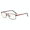 Progressive Multifocal Presbyopic Glasses Anti-blue Light Mobile Phone Glasses, Degree: +100(Wine Red)