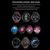 T52 1.39 inch IP67 Waterproof Leather Band Smart Watch Supports Bluetooth Call / Blood Oxygen / Body Temperature Monitoring(Black)
