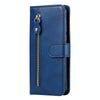 For vivo V25 5G/V25e 4G Calf Texture Zipper Leather Phone Case(Blue)