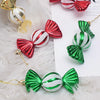 6pcs /Box Candy Christmas Tree DIY Ornaments New Year Xmas Gifts Christmas Ball Decoration(Red)