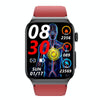 E500 1.83 inch HD Square Screen TPU Watch Strap Smart Watch Supports ECG Monitoring / Non-invasive Blood Sugar(Red)