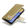 For Samsung Galaxy S24 FE 5G Glitter Powder Love Leather Phone Case(Gold)