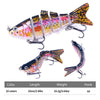 HENGJIA JM061 Multi-segment Fish Bionic Lure Submerged Lures, Size: 10cm 18g(3)