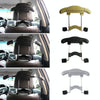 Car Faux Leather Retractable Coat Hanger (Grey)