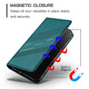 For Samsung Galaxy A34 5G Embossed Multi-functional Wallet Retro Leather Phone Case(Dark Green)