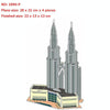 4 PCS 3D Puzzle Toy DIY Intellectual Development Jigsaw Puzzle(1890-P)
