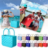 Outdoor EVA Hole Waterproof Bag Beach Bags(White)