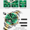 OLEVS 6605 Men Multifunctional Waterproof Mechanical Watch(Green)