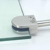 304 Stainless Steel Glass Fish Mouth Support Rod Fixing Clip with 14x100mm Rod, Specification: M