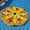 Inflatable Pizza Slice Shaped Floating Mat Swimming Ring, Inflated Size: 180 x 130cm