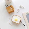 For Apple AirPods Pro Egg Toast Bluetooth Headphone Protective Case