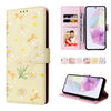 For Samsung Galaxy A26 5G Bronzing Painting RFID Leather Phone Case(Yellow Daisy)