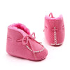 D2245 Winter Warm Baby Cotton Boots Plus Velvet Thickened Baby Walking Shoes, Size: 11cm(Pink)