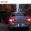 2 PCS 2x 2W Waterproof Eagle Eye Light White LED Light for Vehicles, Cable Length: 60cm(Black)