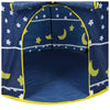 Ultralarge Children Beach Tent Baby Toy Play Game House Kids Princess Prince Castle Indoor Outdoor Toys Tents Christmas Gifts(Black)