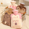 ZS103 Cartoon Plush Water-filled Explosion-proof Hot Water Bags, Spec: Ink Green Duck(1000ml)