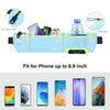 HAWEEL Running Belt Waist Fanny Pack Bag Sports Waterproof Waist Phone Pocket(Blue)