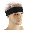 Wig Landlord Hat Retro Street Sailor Hat Skullcap without Eaves, Size: M (56-58cm)(White+Coffee )