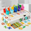 Children Mathematical Enlightenment Teaching Kids Number Cognition Color Classification Matching Toys