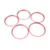 A5819-01 5 PCS Car Red Air Conditioner Air Outlet Decorative Ring for Mercedes-Benz